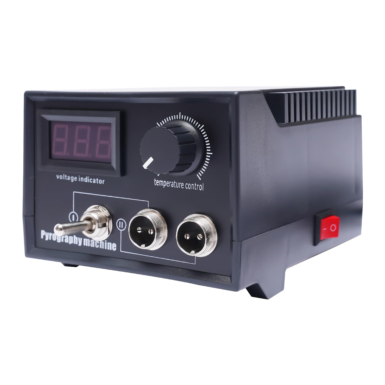 Maquinaria para quemar madera, compacta, 60 W, con 21 puntas intercambiables y pantalla digital, fuerte herramienta de pirografía para manualidades creativas