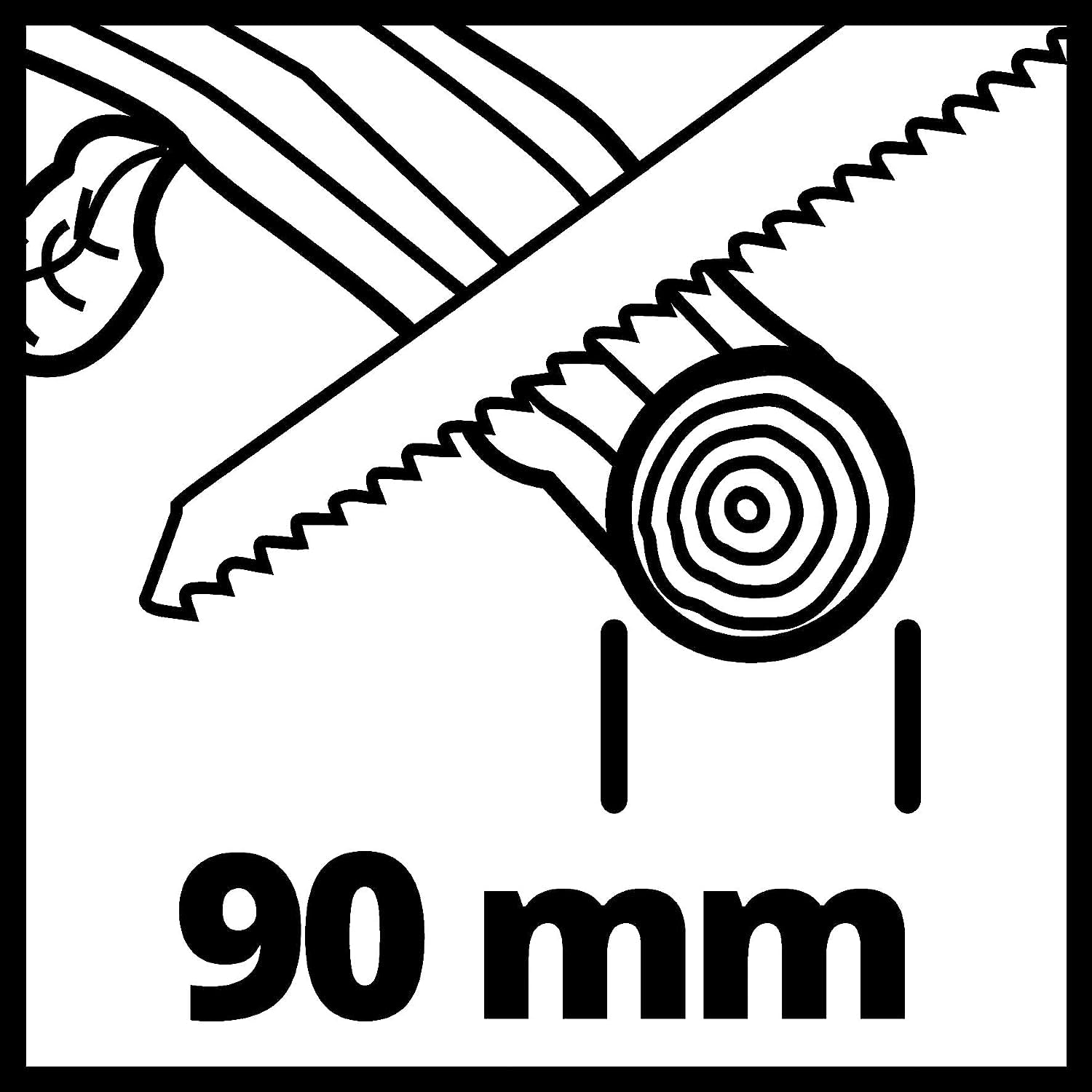 Einhell GE-GS 18 Li - Solo Tagliarami a batteria Power X-Change (18V, archetto removibile, lungh. lama 150 mm, incl. lama, senza batteria e caricabatteria)