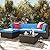 Greesum Patio Furniture Sets 5 Piece Outdoor Wicker Rattan Sectional Sofa with Cushions, Pillows & Glass Table, Blue