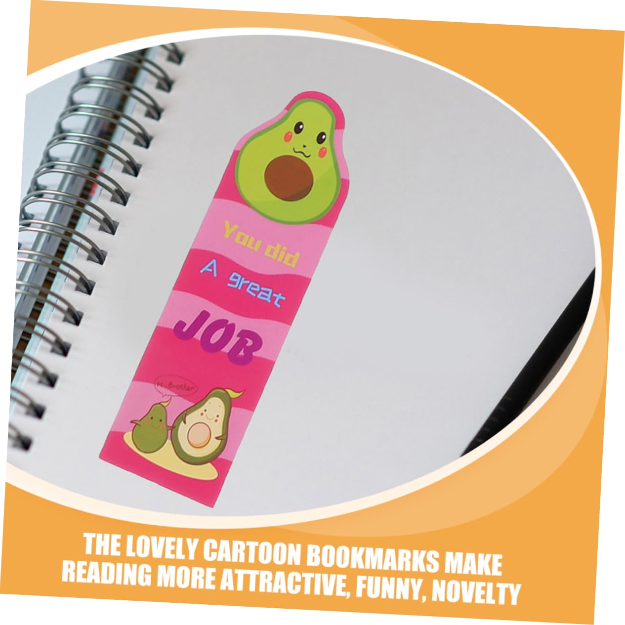 NUOBESTY 144stücke Duftende Früchte Lesezeichen Cartoon Frucht Designs Bunte Und Lustige Buchmarkierungen Für Jugendliche Zum Lesen Und Verschenken