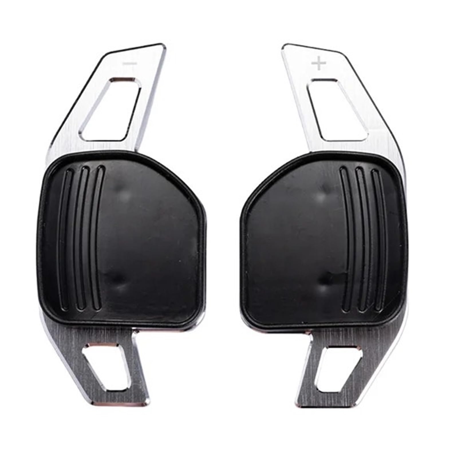 YAKISA Paddles Shift for A3 S3 8V for A4 S4 for A5 S5 B8.5 for A6 S6 for A7 S7 C7 for Q5 for Q7 2013-2016 Steering Wheel Paddle Shifter Extension Paddle Shifter(Fit Type B Silver)
