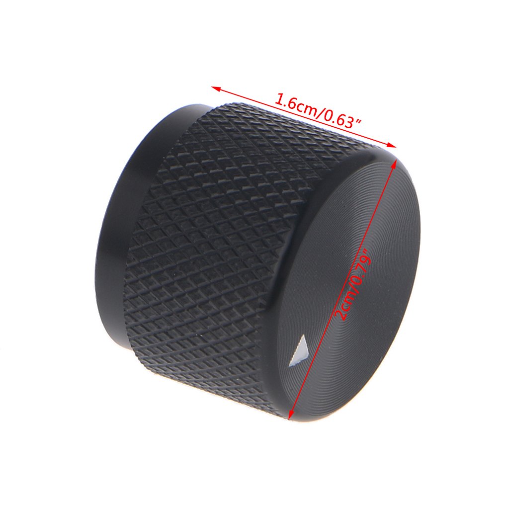 CATSELURRY Knob Aluminum Rotary Control Potentiometer Knob 20mm x 16mm LW Accessory for Instrument Volume Adjustable Tool Accessories