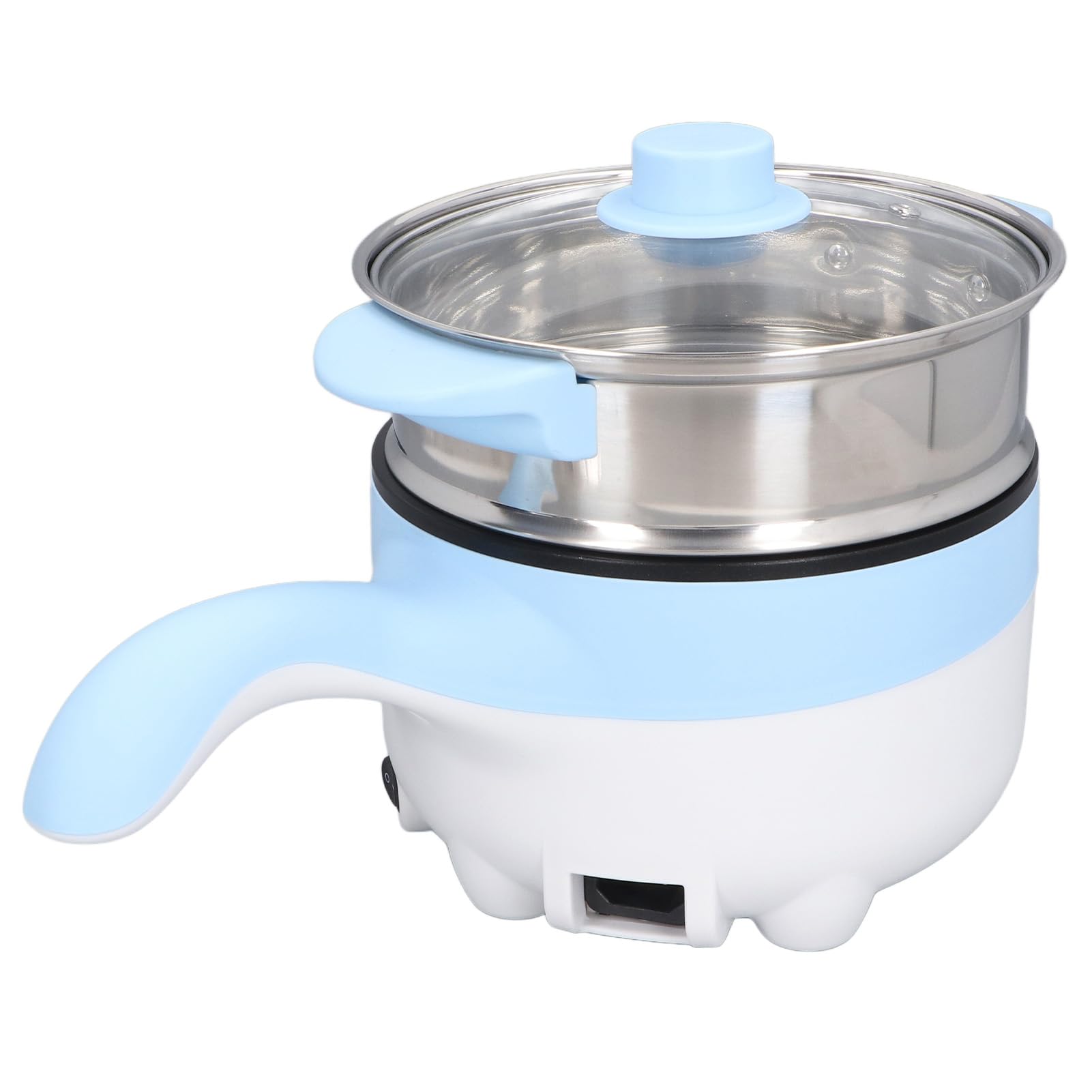 Casserole électrique portable 24 V pour voiture, revêtement en céramique pour camping, camping-car, en acier inoxydable