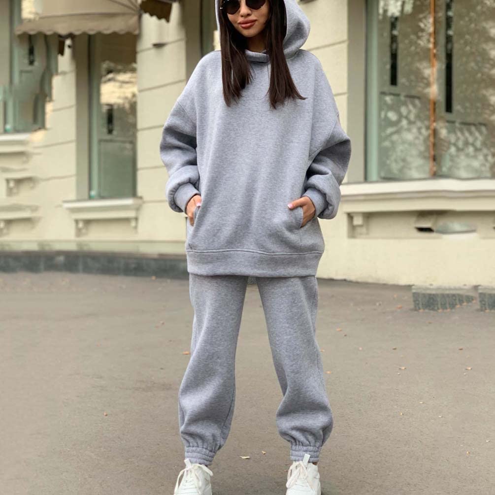 Tuta Sportiva Da Donna, Tuta Sportiva, Tuta Da Jogging, Tuta For Il Tempo Libero In 2 Pezzi Da Donna, Felpa Con Cappuccio, Pantaloni Lunghi, Abbigliamento Sportivo, Sport