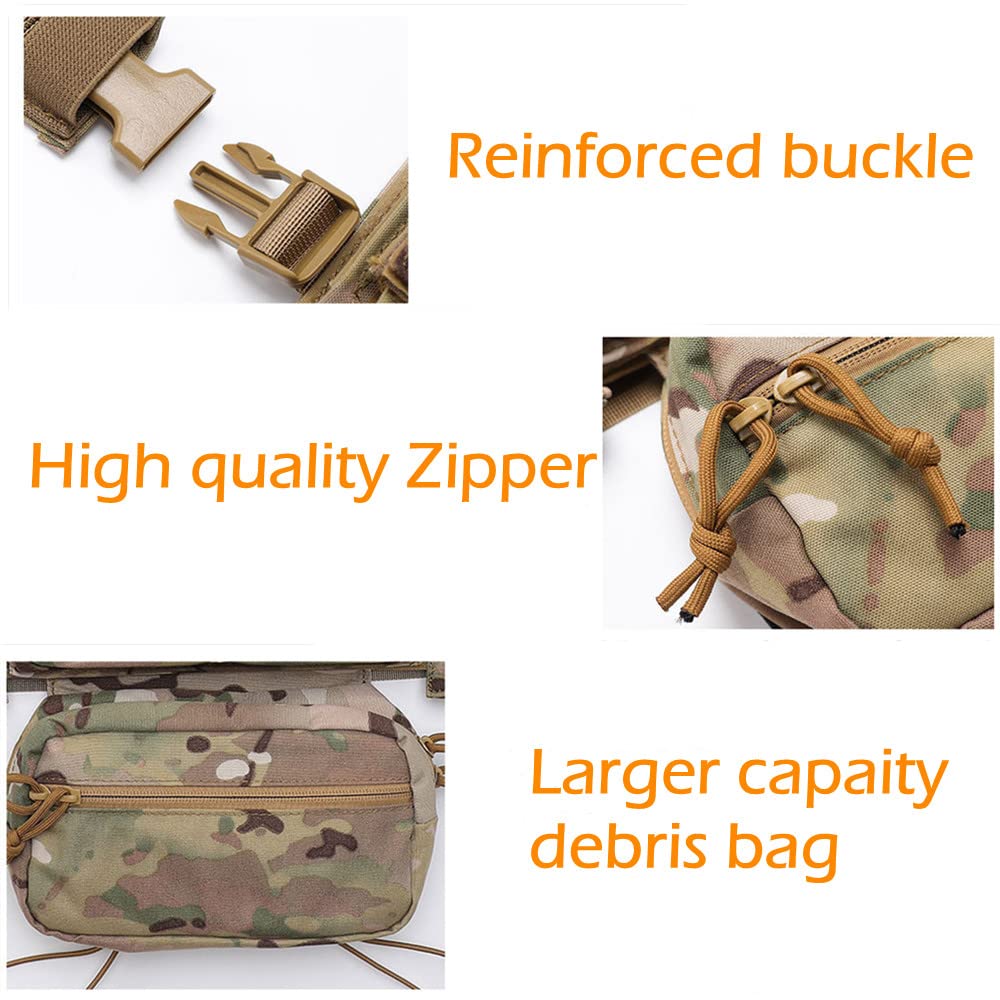 ACEXIER MK3 Tattico Petto Rig Mini Airsoft Hunting MOLLE Duty Vest Outdoor Military Combat Carrier Petto Vest con custodia per riviste