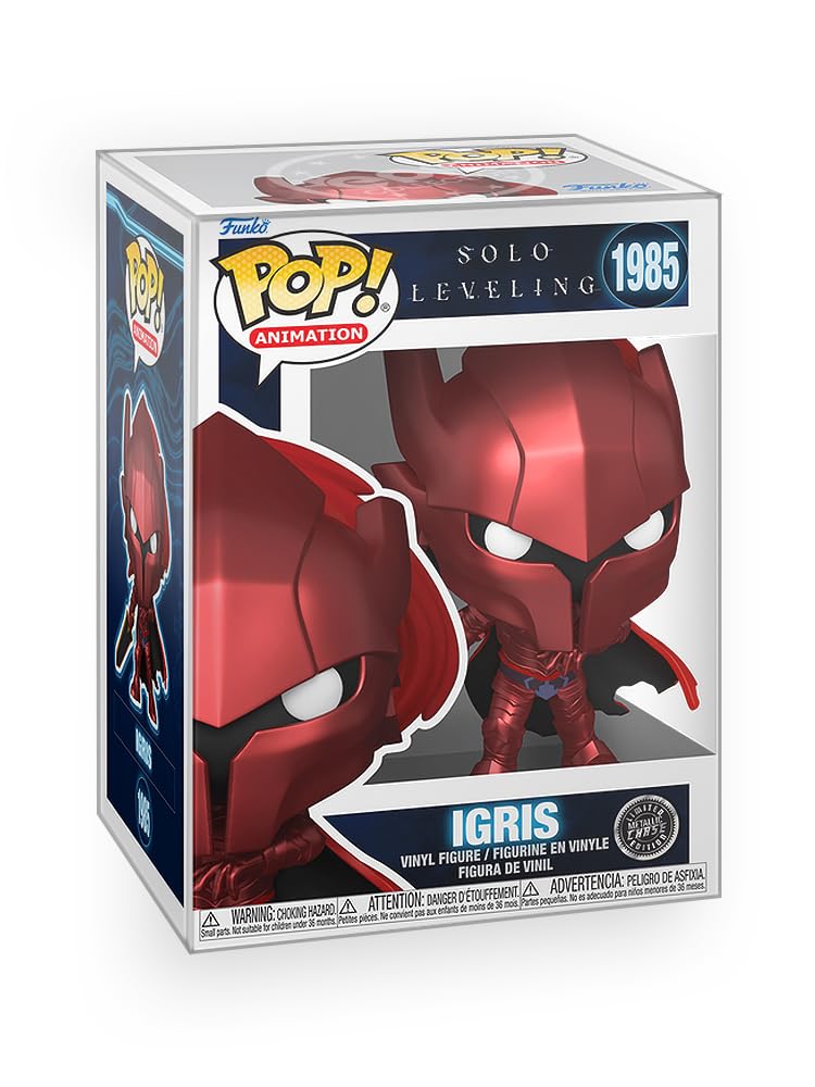 Epic Collectibles Pop Anime : Solo Leveling – Igris as Blood-Red Commander (Chase Variant) Figurine en vinyle livrée avec protecteur de boîte compatible avec Funko