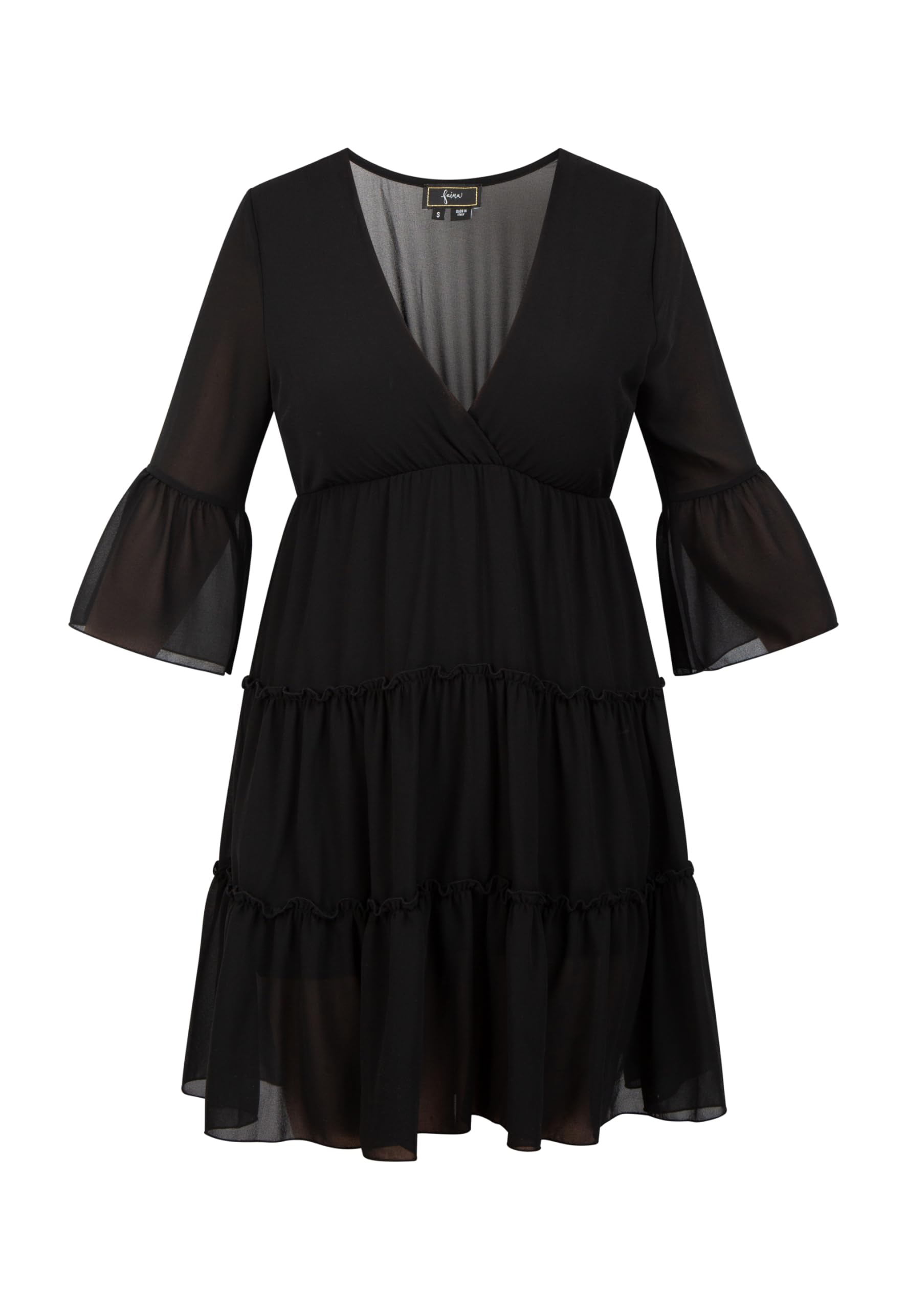 nolie Mini Abito con Volant NAN, Donna