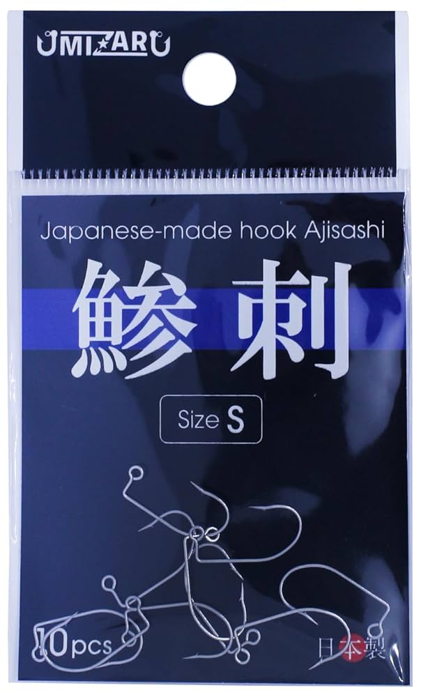 Amazon | ミザール 鯵刺フック Sサイズ | ミザール | フック・針