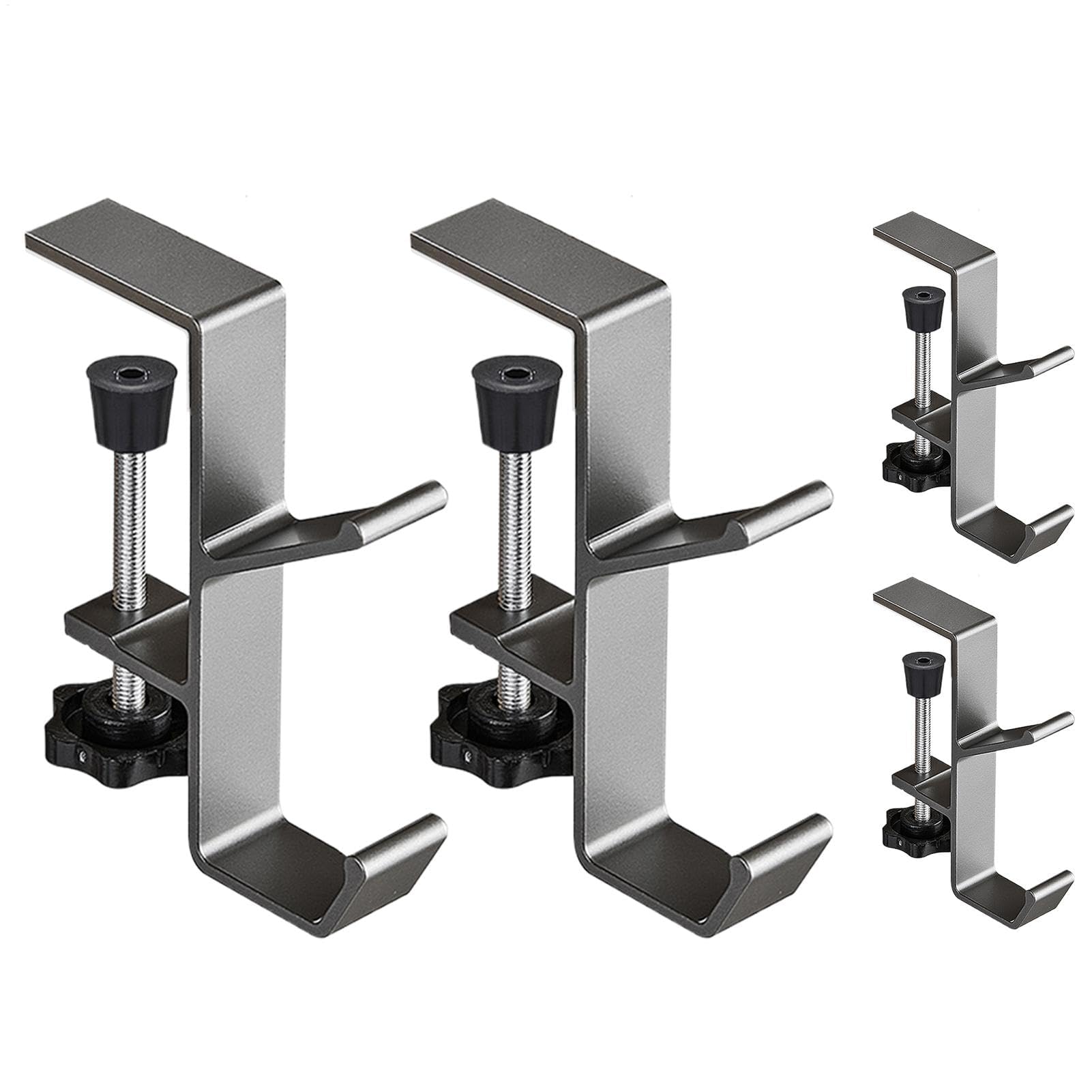 MRKU Coat Rack with Hooks Hanger for Stockings and Garlands,Holders for Garlands and Stockings - 4 x for Christmas Stocking Garlands Adjustable