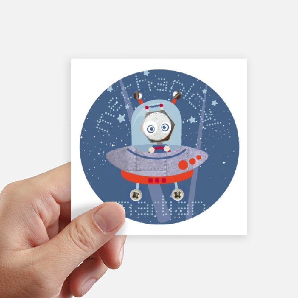 Sticker alien et univers pour décorer la chambre ou customiser une moto lot de 8