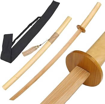 Amazon.co.jp: 竹刀 剣道 居合道 剣術 練習 舞台道具 木刀 模造刀