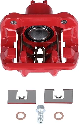 SCITOO Pinza de freno trasera izquierda con soporte 19B6886 rojo compatible para Acura RDX 2013-2018 para Honda Crosstour 2012-2015 para Honda CR-V disponible en Yaxa Peru