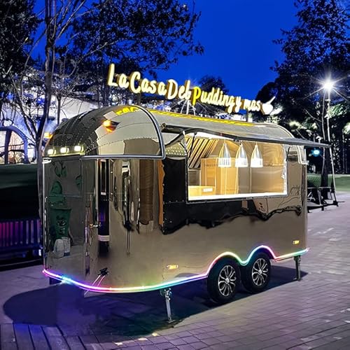 Electric Trailer Mobile Fast Food Van - Mobile Food Truck