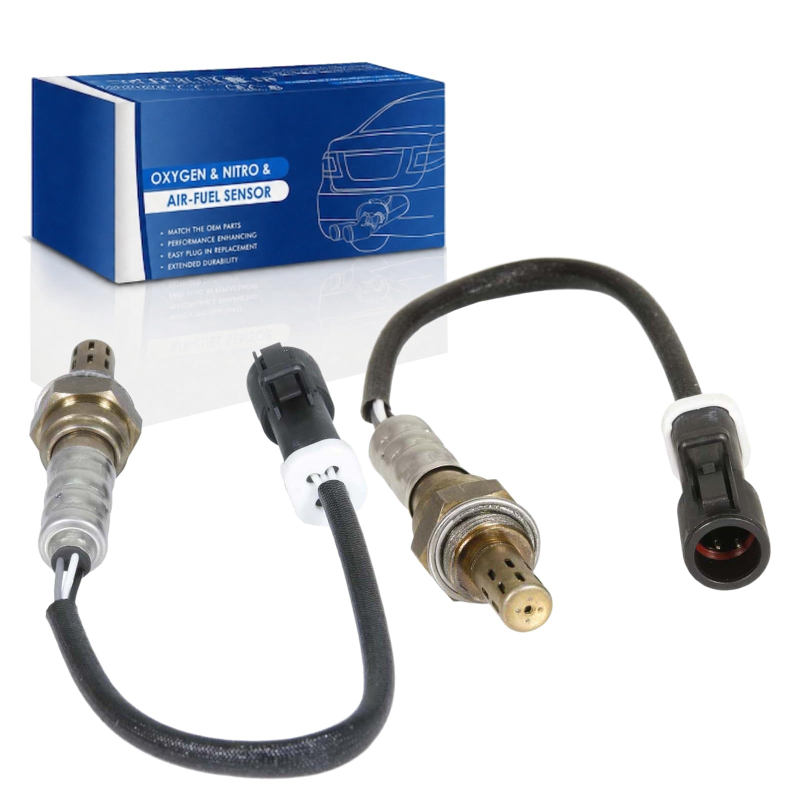 Maxfavor 234-3002 Upstream O2 Oxygen Sensor Replacement for 1988-1995 Ford Taurus 3.0L 3.8L, 1987-1993 Mustang 5.0L, 1987-1990 Thunderbird 3.8L 5.0L, 1987-1991 Country Squire 5.0L 02 Sensor