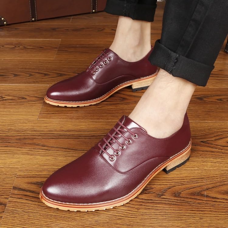 Men's Formal Lace-ups Lightweight Vintage Oxford Shoes Men's Lace-up Shoes Easy to Pack for Travel2