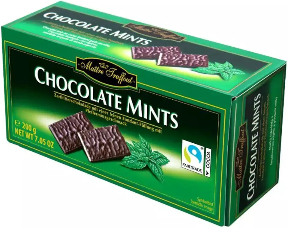 Chocolate Amargo Com Menta Maitre Truffout - 200G