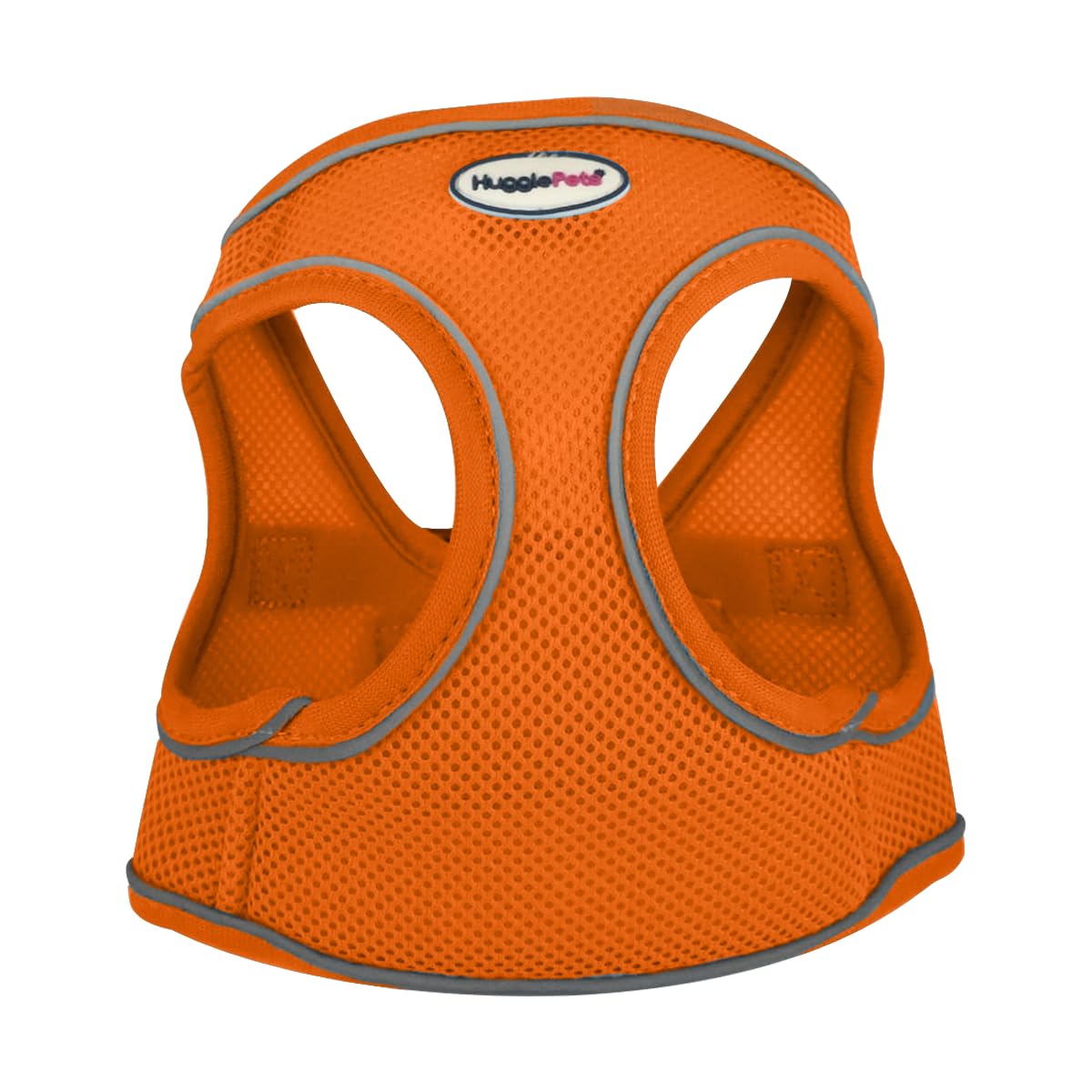 Harnais anti-traction HugglePets Step in en maille respirante Orange L
