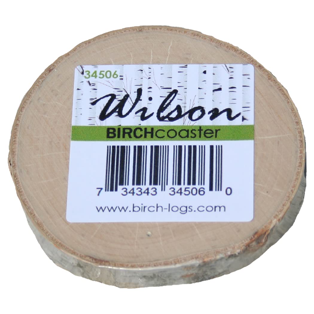 Posavasos de madera de abedul, grosor 0,5 pulgadas x 3 – 5 cm diámetro