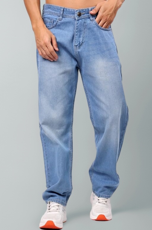 London Hills Men Jeans || Loose Fit High Rise Denim || Baggy Fit Jean's for Man || Dance Rap Rapping Style Pant for Men || Stretchable Casual Wear Jean,s || Denim Cotton Jeans (0)