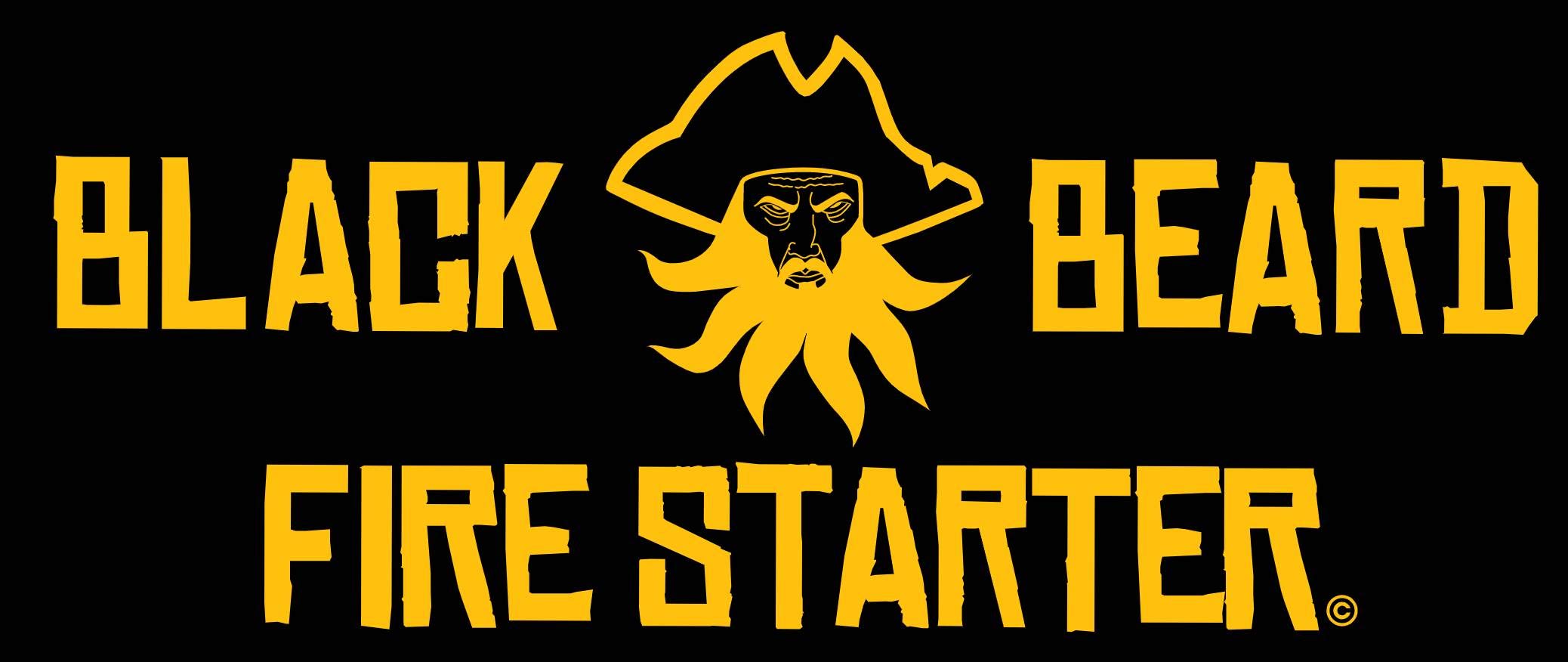 Black Beard Fire Starter Seil (1 Seil) | 100% wetterfester Feuerstarter für Lagerfeuer | Kann 50+ Feuer mit über 4,5 Stunden Brenndauer anzünden | Unendliche Haltbarkeit für Notfall-Survival-Kits |