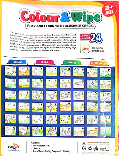 Image of KV Toys Washable Coloring Mat for Kids with Reusable DIY Alphabet Drawing Sheet, Color Sketch Pens, Educational Learning Activity Toy for Boys & Girls Age 3+ Years, Travel-Friendly Creative Play Set