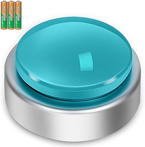 BATVOX Reloj de botón parlante grande, reloj despertador parlante con control de volumen, indicando la hora y el día de la semana, alarma, reloj de