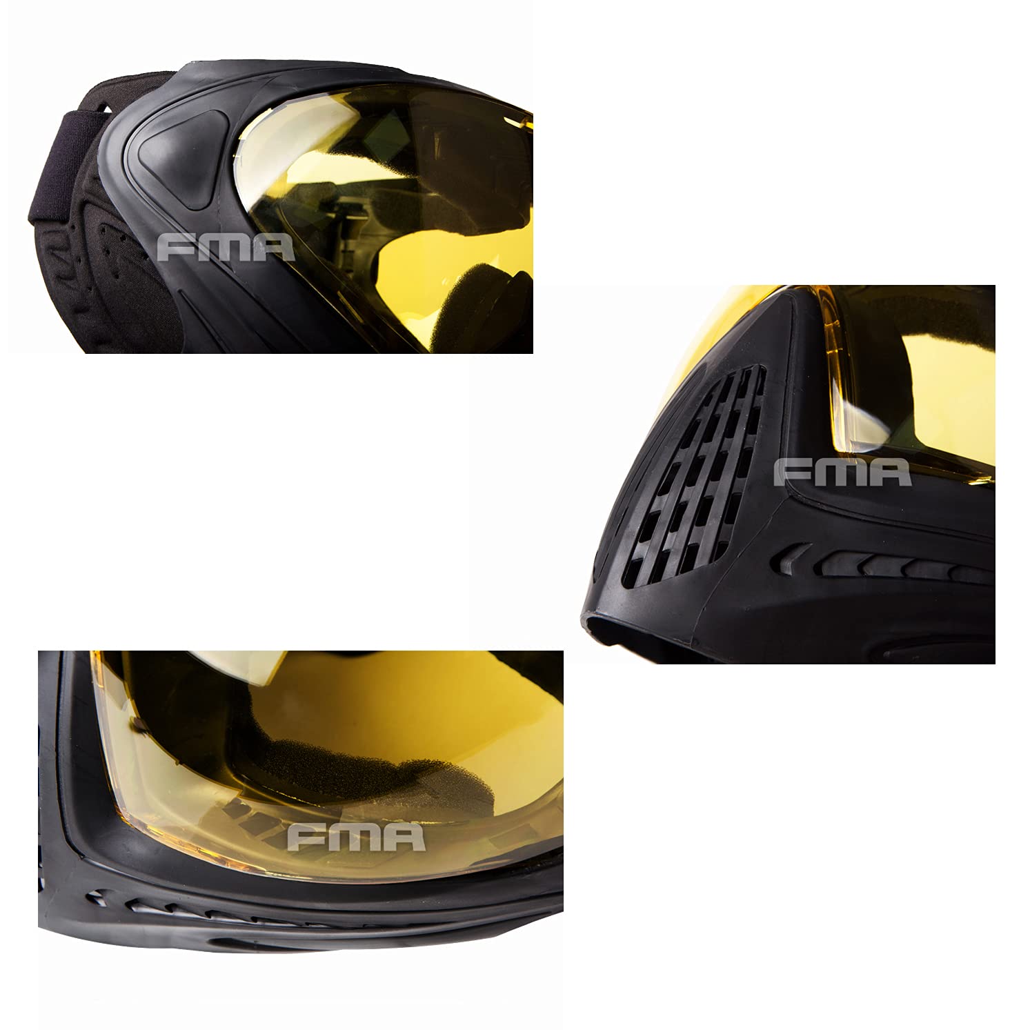 Máscara de cara completa antivaho F1 para Paintball Airsoft