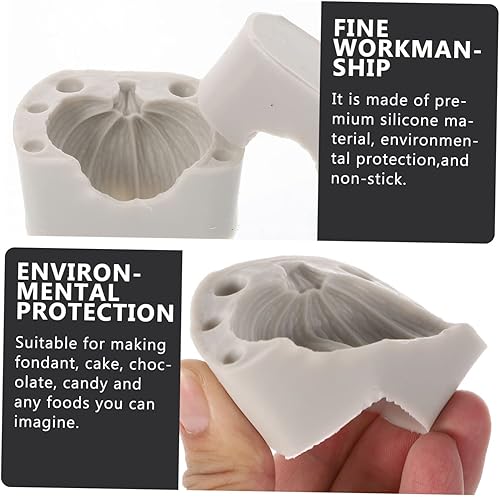 Miniatura 4 de KJHBV Molde de silicona de calabaza para magdalenas, molde de caramelo, chocolate, mini galletas, molde de pastel de calabaza, moldes de caramelo de