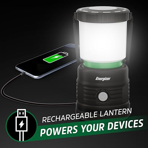 Miniatura 5 de Energizer - Linterna LED de campamento X1000, luz brillante y resistente para tiendas de campaña, linterna resistente al agua para campamento