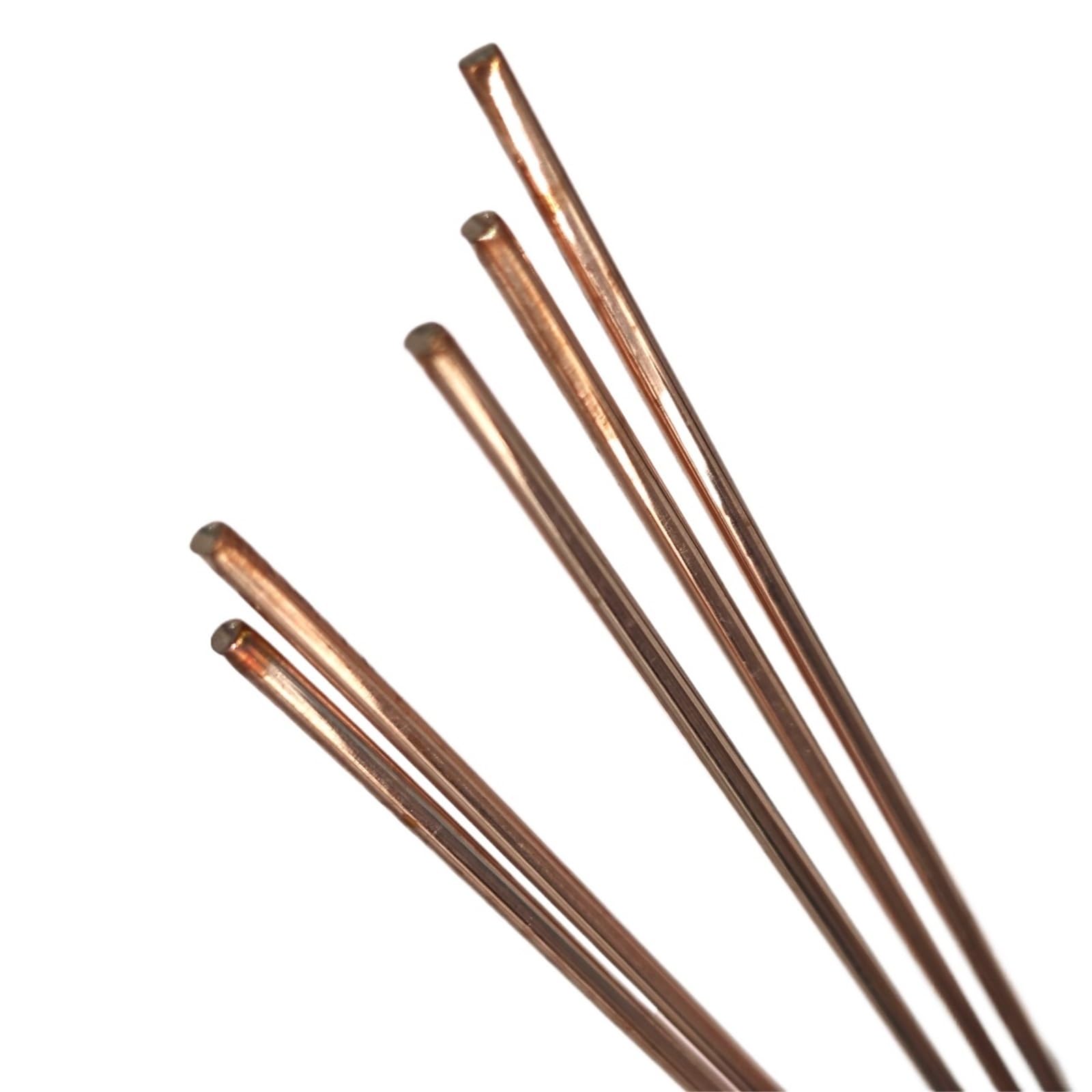Bacchetta for saldatura in rame fosforoso da 1 kg, filo for elettrodi in ottone e bronzo for saldatura, non richiede polvere di saldatura. Utensili(3mmx50cm)