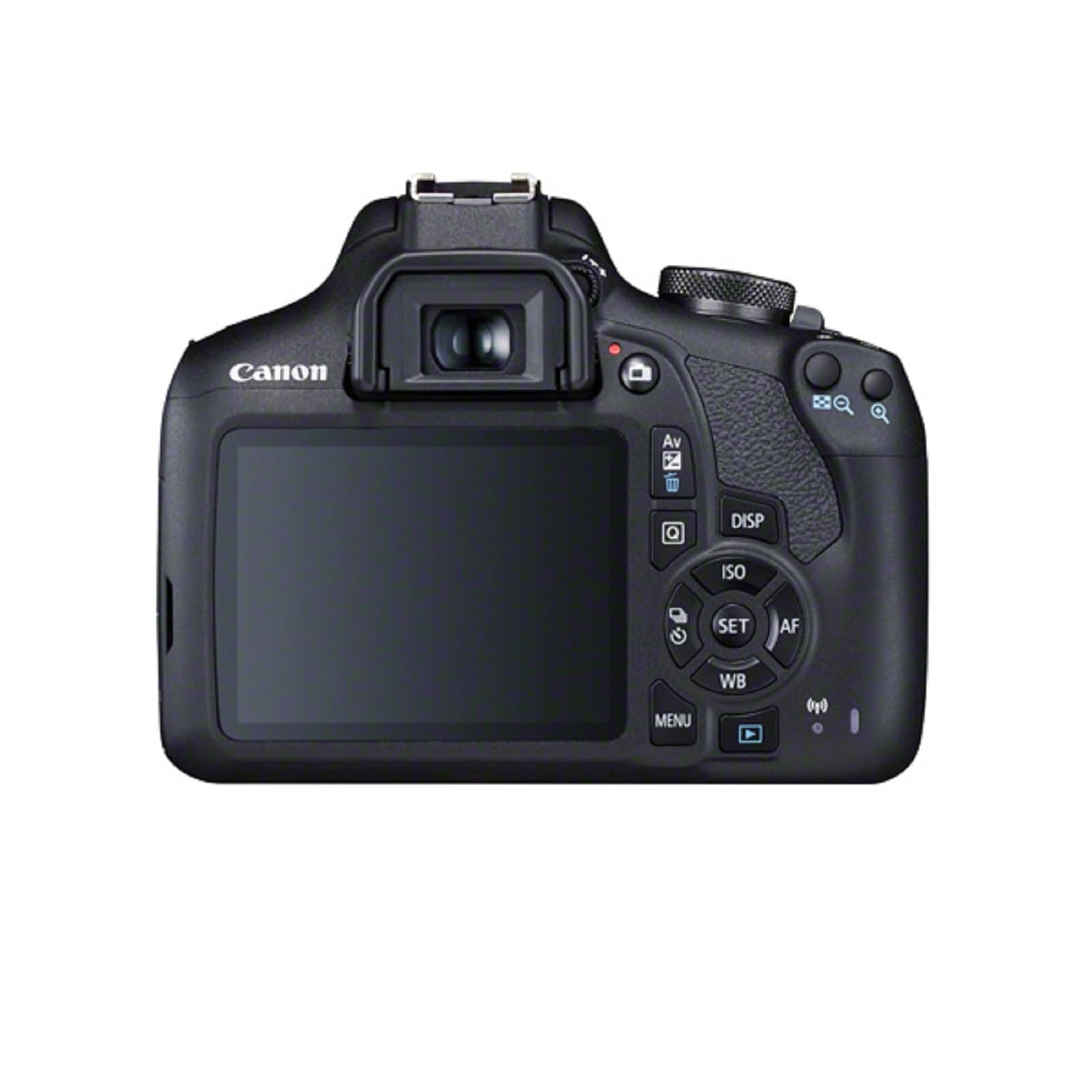 Canon EOS 2000d | Appareil Photo Réflex + (APS-C, 24.1 MP, WiFi, Full HD) + 2ème Batterie + Objectif EF-S 18-55mm f/3,5-5,6 is II stabilisé - Amazon Exclusive Noir