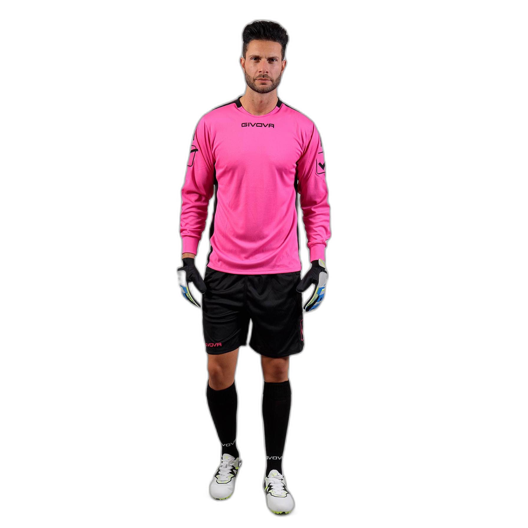 Givova Herren Portiere Hyguana Langshirt, Violett/Schwarz, XXL