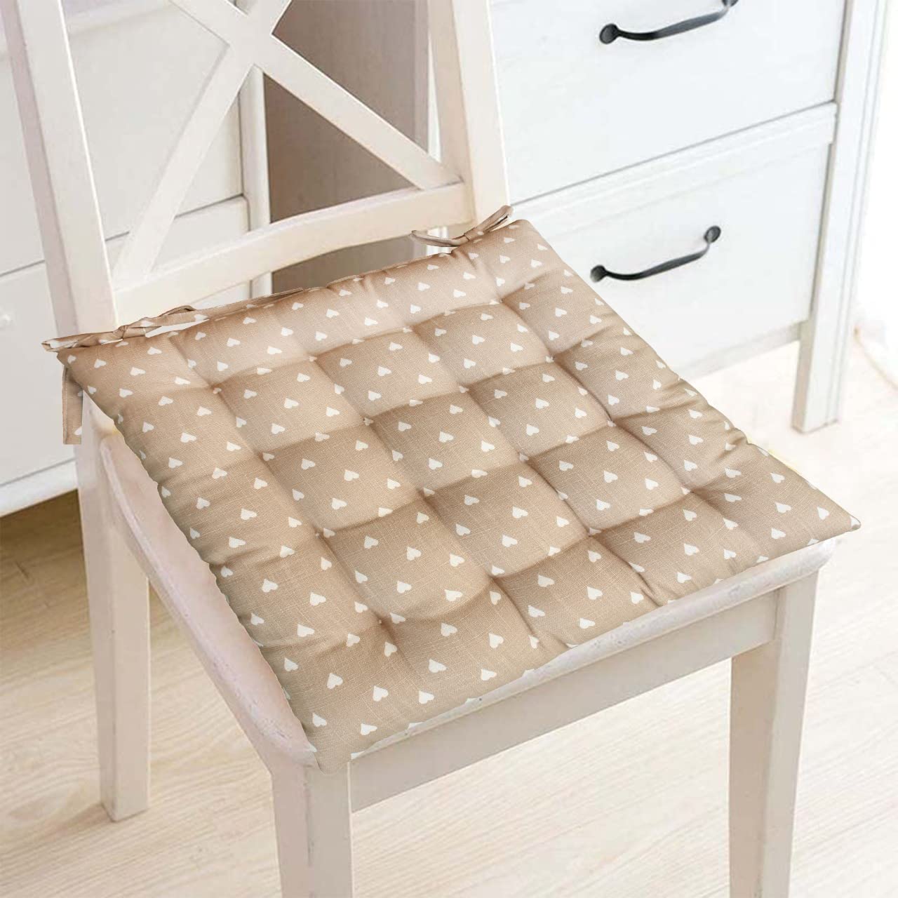 Soul Tex Double Color Square Seat Pads/Cushion for Chair, Car seat, Living Room Chair, Sofa Cushion, etc. | Size: 40 * 40 cm | Pack of 1 (B0CJPZT9GV) Amazon Price History, Amazon Price Tracker