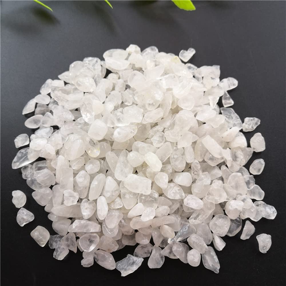 Home Naturale Bianco Trasparente Quarzo Ghiaia Cristallo smagnetizzazione Serbatoio di Pesce Acquario Vaso di Fiori Decorazione 50g Decorazione della Stanza