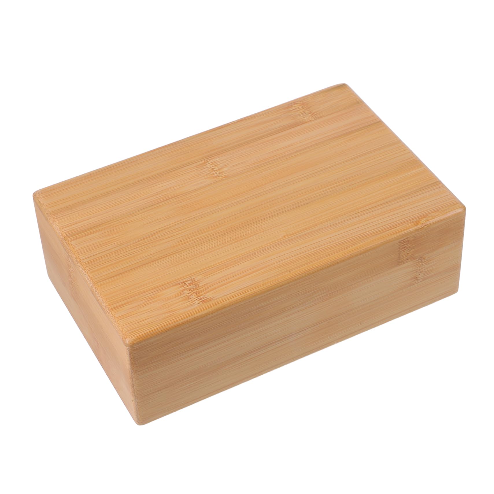 ibasenice 1PC Yoga Brick Durable Wooden Yoga Training Tool for Home Fitness Smooth Surface Portable Design and