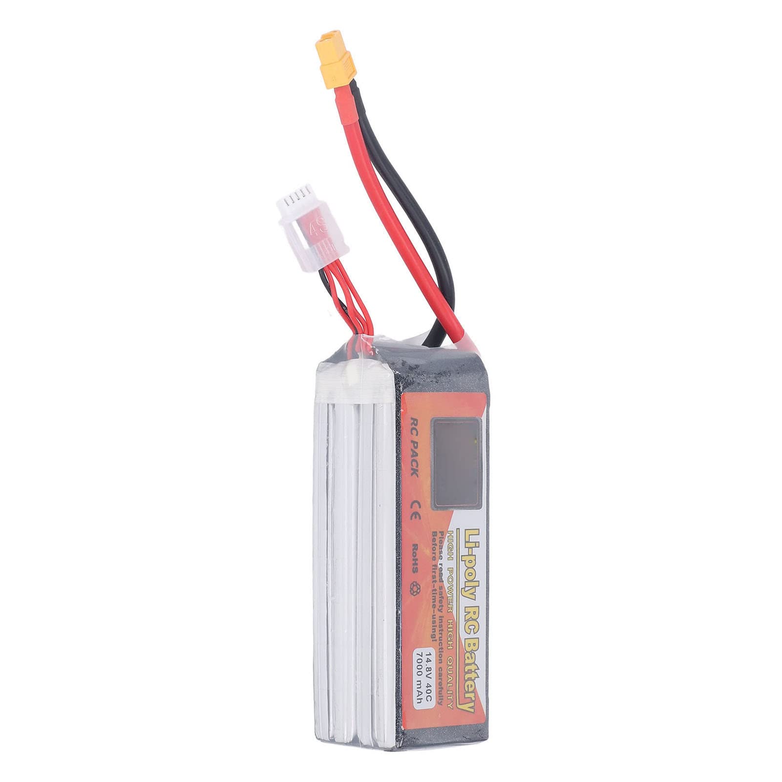 Dilwe Batteria RC Lipo 7000mAh 14,8 V 40C Velocità di Scarica XT60 Spina di Alimentazione per Modello di Auto in Elicottero RC