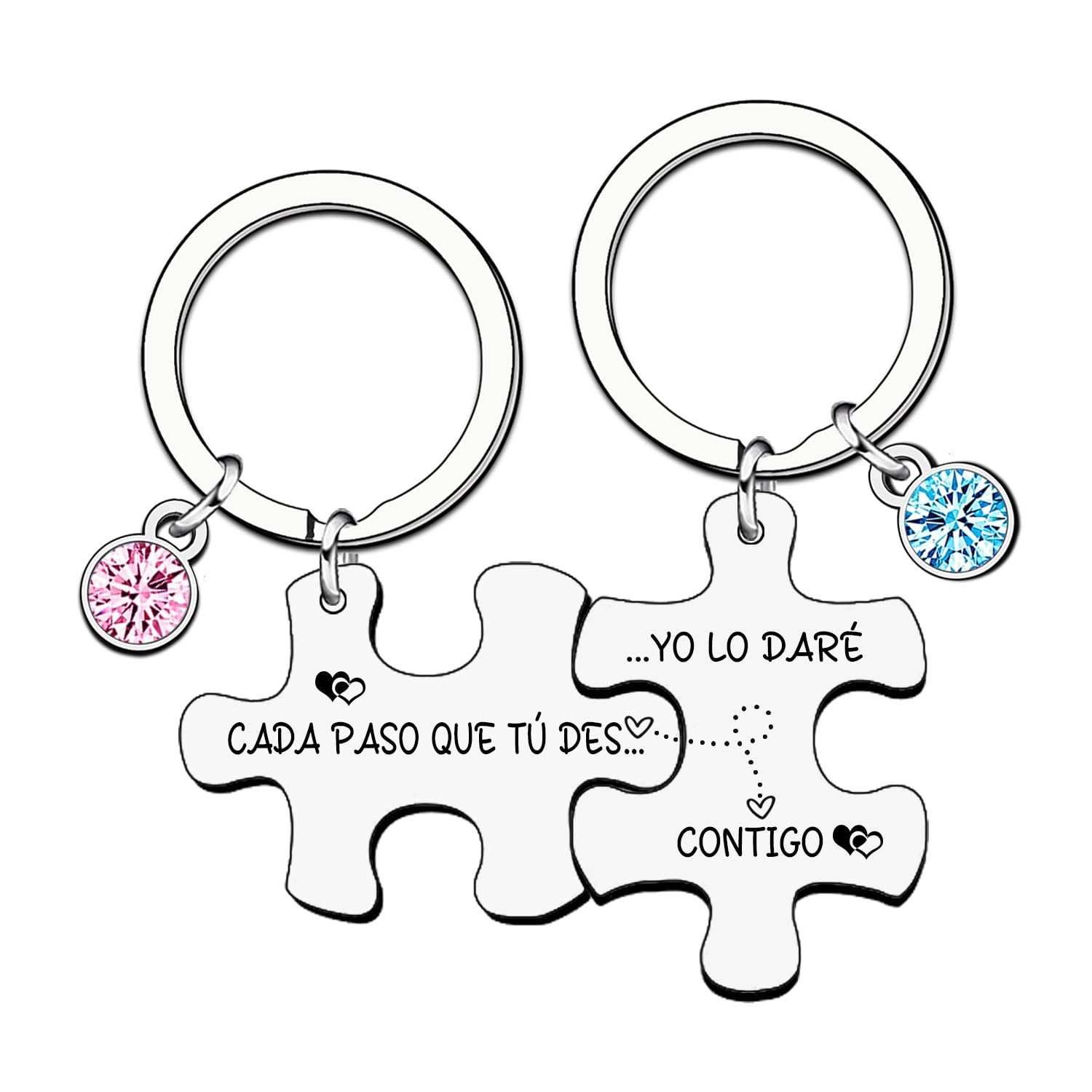 YJYJZX Regalos Pareja Llaveros,Regalo de Parejas y Novios Originales Llavero de Pareja Casa Llavero Personalizado de Pareja,Regalo de San Valentín,Regalo Aniversario Para Parejas