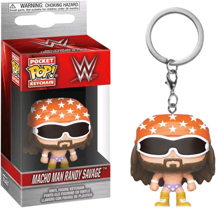 Funko Macho Man Randy Savage POP! Vinyl Keychain Multi