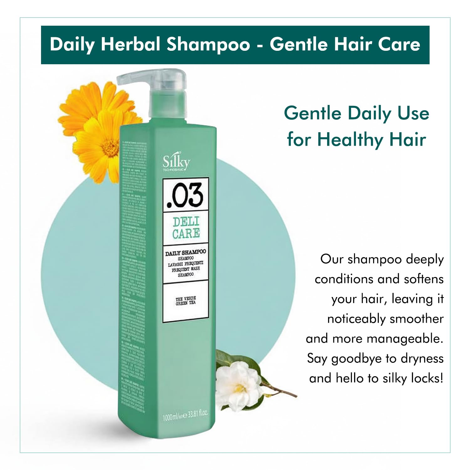 Amazon.com : SILKY Technobasic .03 Daily Herbal Shampoo
