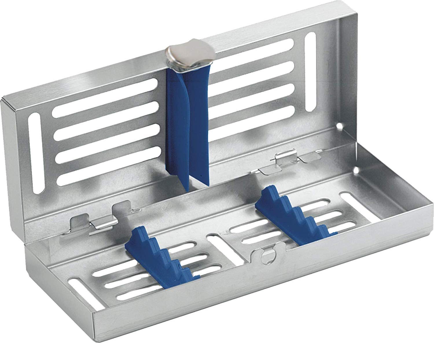 Sterilisation Kassette Tablett für 5 Instrumente, 185 mm x 65 mm x 20 mm
