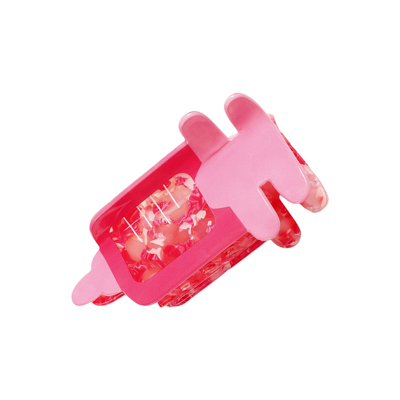 YUXITA Cartoon Hair Clip PVC Jaw Clip For Women Strong Hold Hairpins Ponytails Holder Accessory For Daily Use And Parties