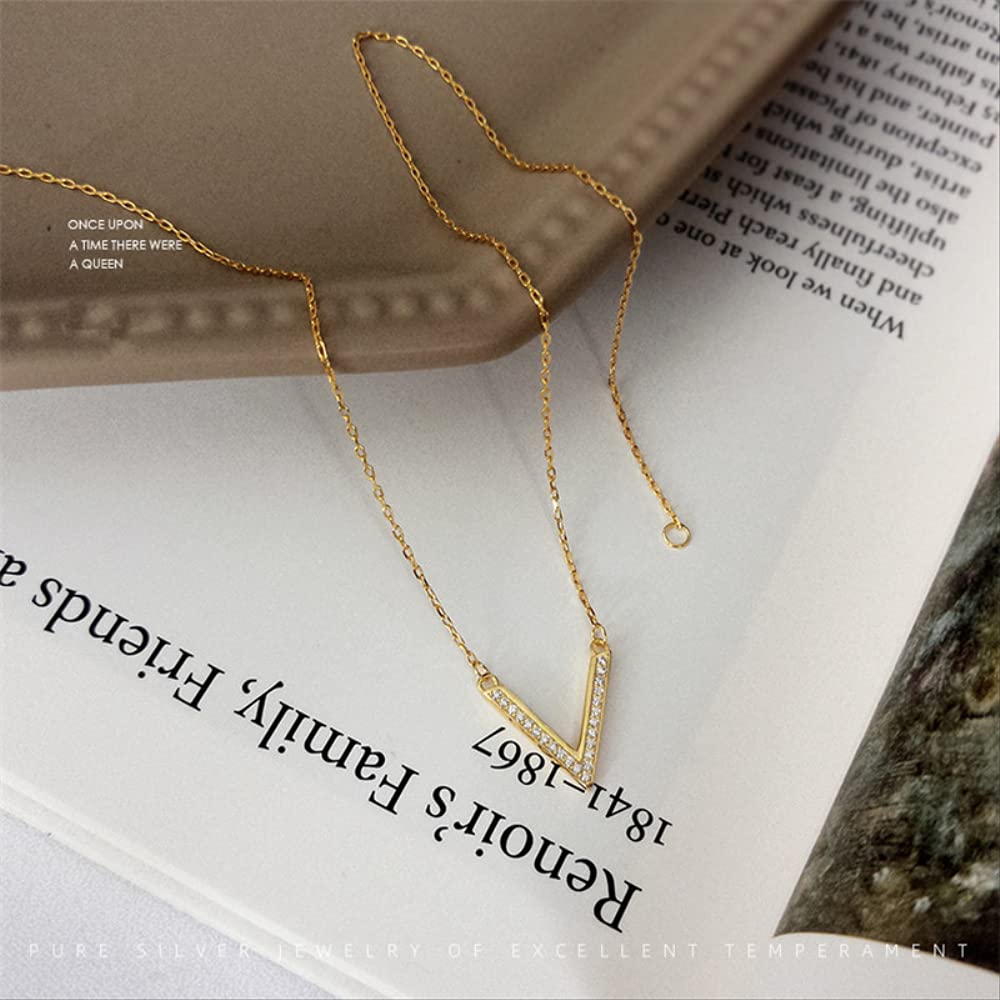 Collier bâton argent 925‰ rhodié et oxydes de zirconium SO OR