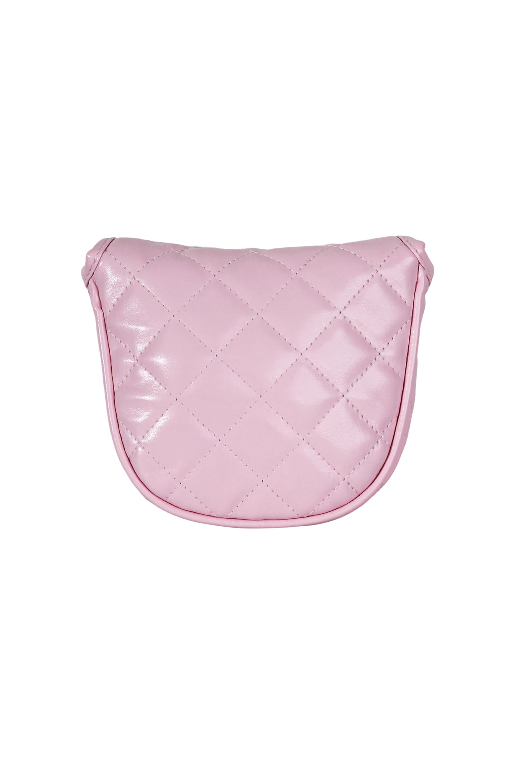 Glove It Funda acolchada para cabeza de putter de mazo, color rosa claro, hecha a mano, cierre magnético, resistente al agua y antimanchas, forro de felpa, ajuste de eje del talón