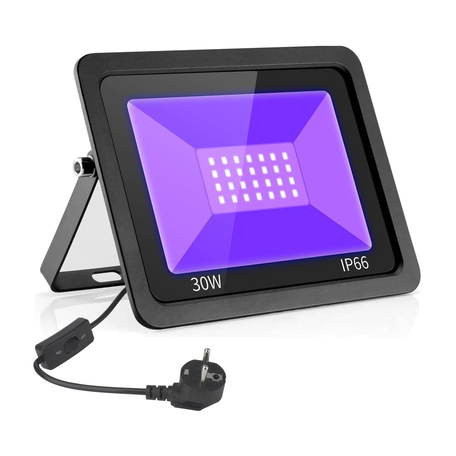 Eleganted 30W UV Projecteur LED 395nm Lumière Noire IP66 Lumière Violette LED Barre de Scène Effet Éclairage DJ Déco Soirée Fête Anniversaire Mariage Concert Peinture Fluorescente