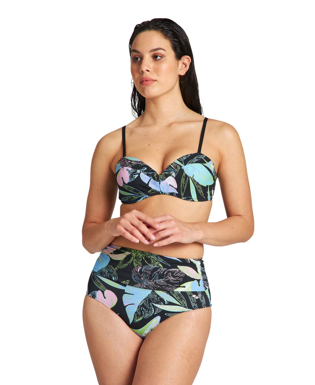 Arena Cecilia Two-Pieces Swimsuit Black Multi-Black 40