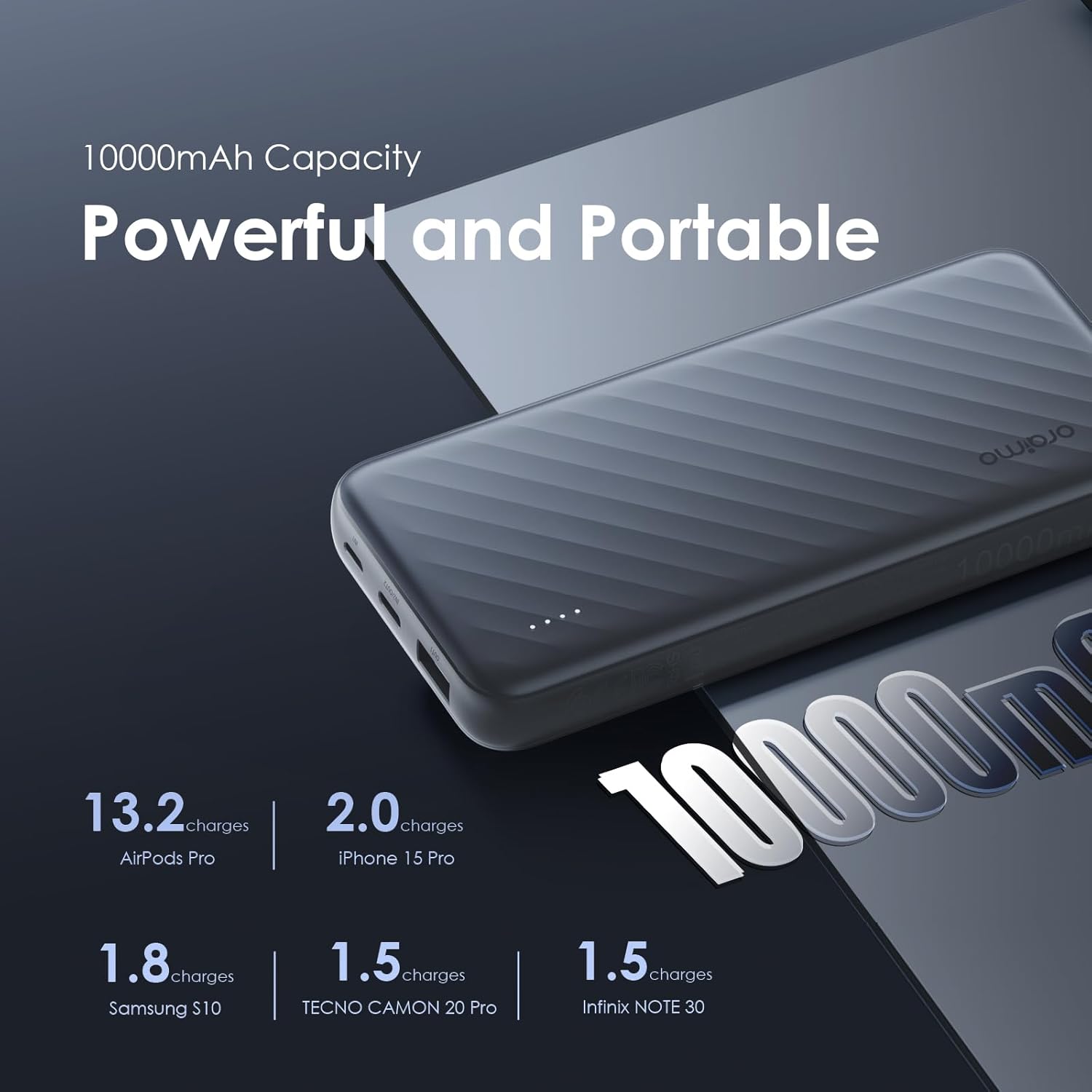 Oraimo power bank universal compatibility