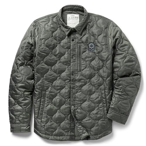 Zero Foxtrot Woobie Shacket, Mens Jacket - Wolf Gray