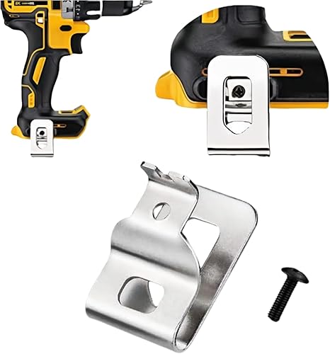 Miniatura 3 de N268241 N086039 (6 unidades) Juego de clips de herramientas de acero inoxidable con tornillos compatibles con Dewalt 20V Herramientas eléctricas