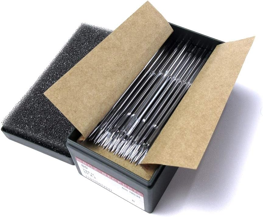 50 PCS Groz-Beckert 794H 7X3 Dyx3 Needles for Singer Juki Extra Heavy Sewing Machine (25/200)