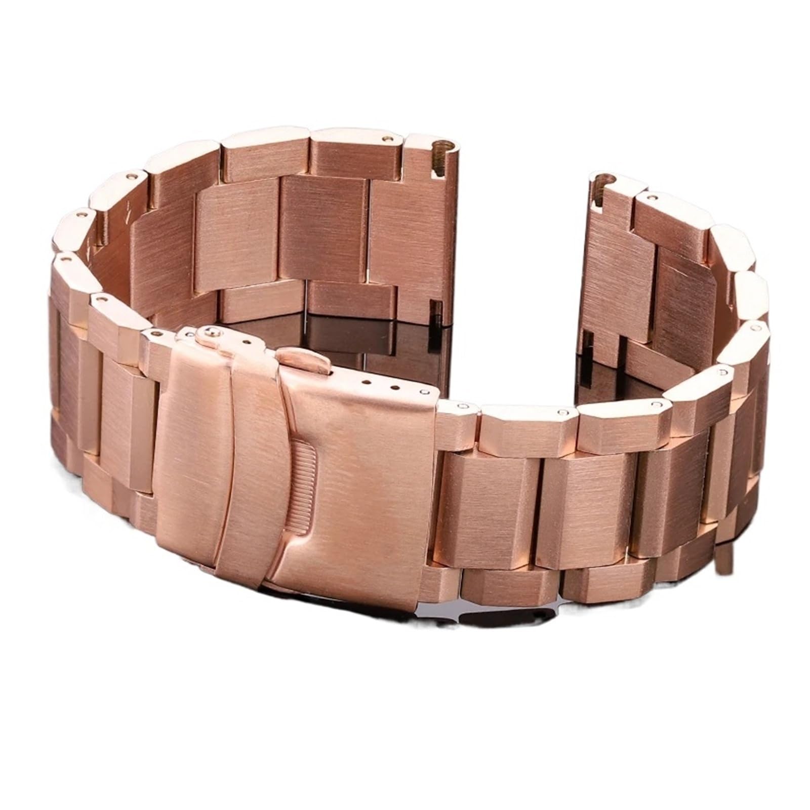 Générique NASUNJIA Bracelet De Montre En Acier Inoxydable Massif, Bleu, Noir Et Or, Compatible Avec Les Bracelets De 18 Mm, 20 Mm, 22 Mm Et 24 Mm
